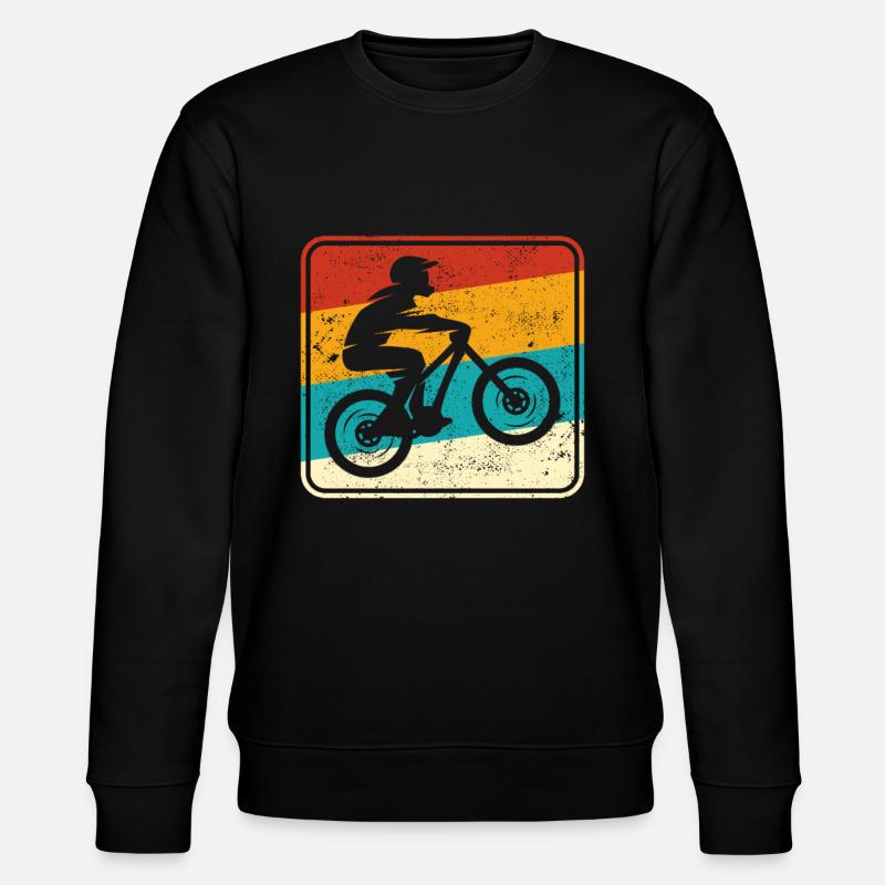 VTT Motocross Rétro - Sweat bio CHANGER Stanley/Stella Unisexe - noir