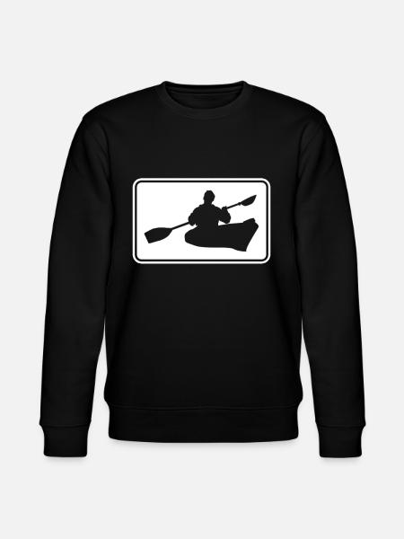Canoeing Logo - Stanley/Stella CHANGER Unisex Organic Sweatshirt - black