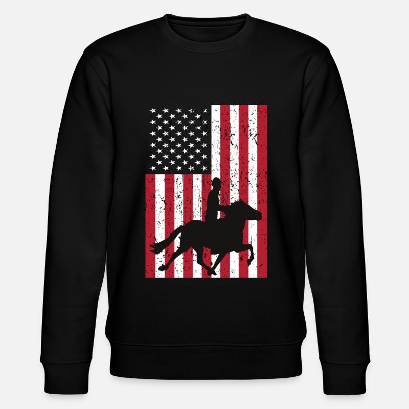 Reiten Herren - Stanley/Stella Unisex Bio-Sweatshirt CHANGER  - Schwarz