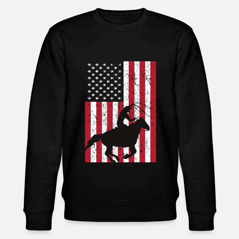 Rodeo Riding - Stanley/Stella CHANGER Unisex Organic Sweatshirt - black
