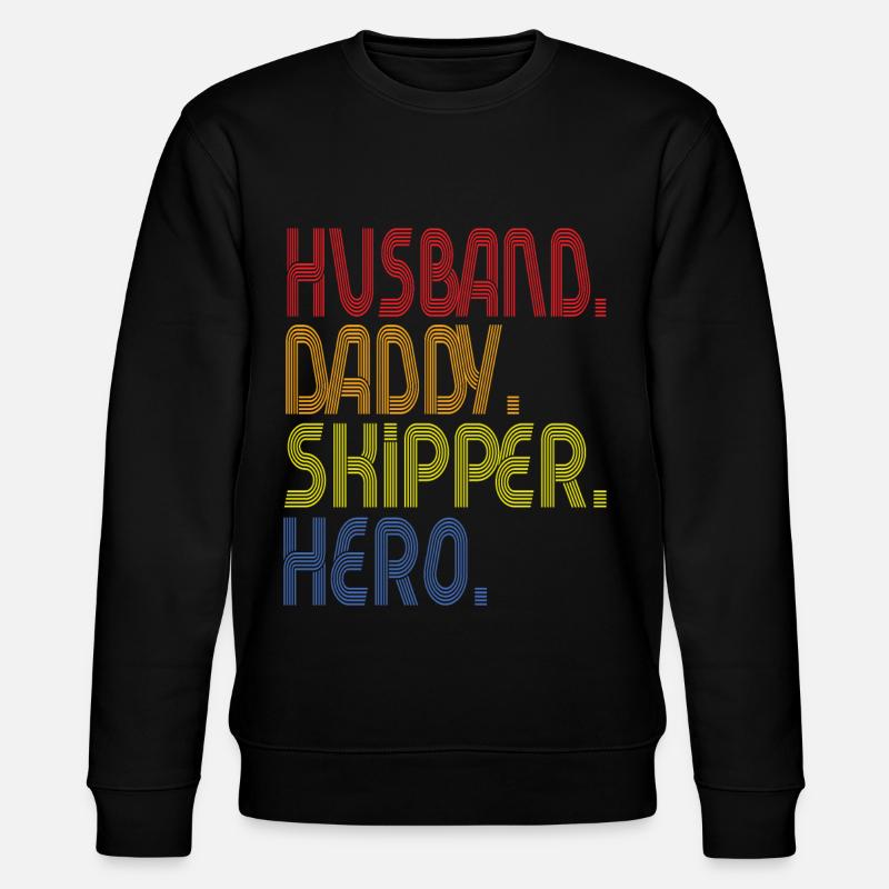 Mari Papa Skipper Héros - Sweat bio CHANGER Stanley/Stella Unisexe - noir