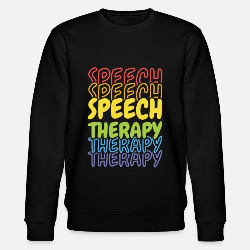 Language Pathologist Speech Pathologist - Stanley/Stella Unisex Bio-Sweatshirt CHANGER  - Schwarz