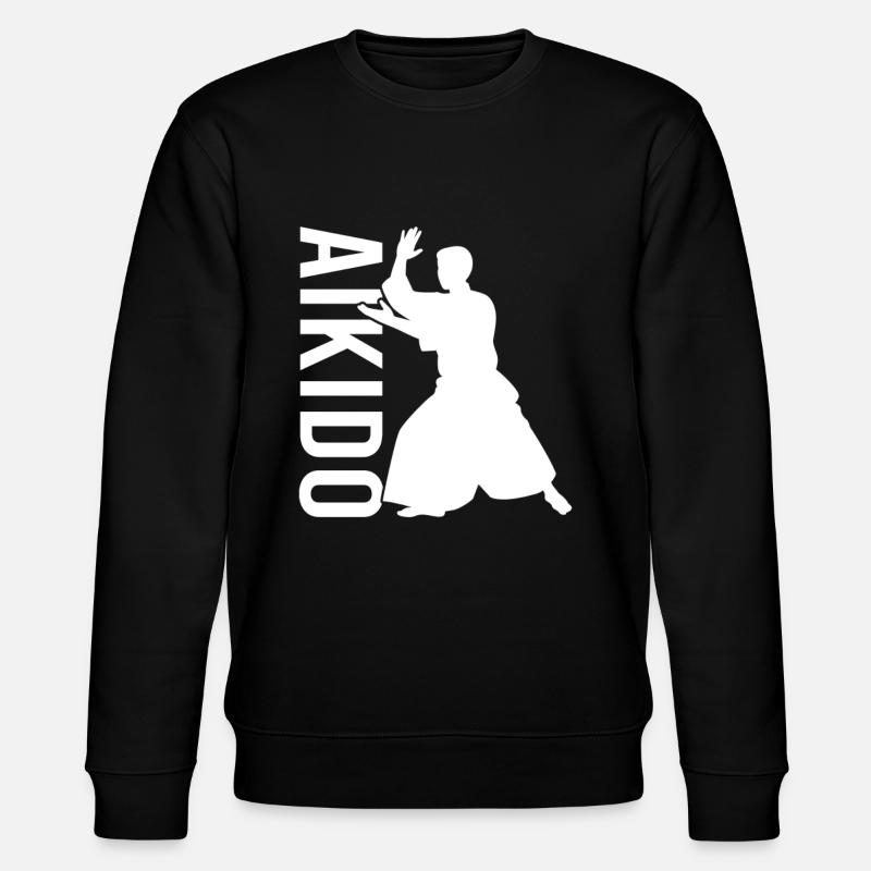 Aikido - Stanley/Stella Unisex Bio-Sweatshirt CHANGER  - Schwarz