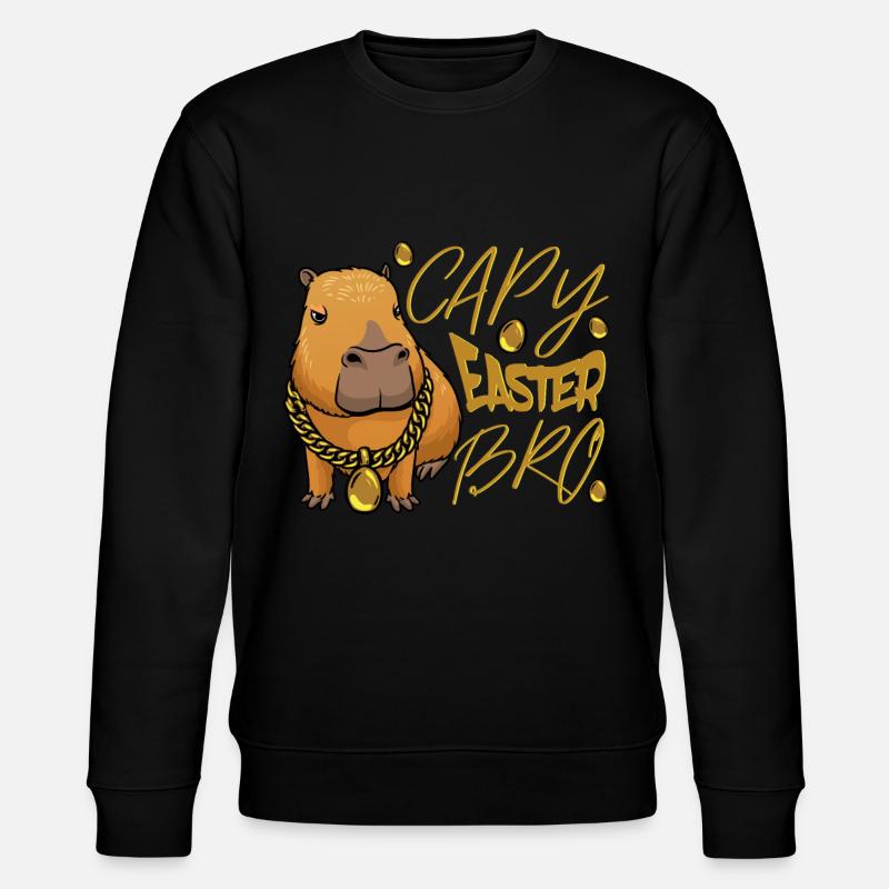 Capybara capybara rodent - Stanley/Stella CHANGER Unisex Organic Sweatshirt - black