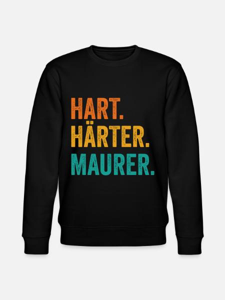 Maurer - Stanley/Stella Unisex Bio-Sweatshirt CHANGER  - Schwarz