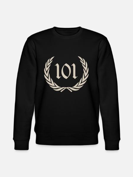 Onehundredone, age, honderdeneen - Stanley/Stella CHANGER Unisex Organic Sweatshirt - black