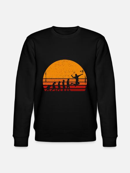 Badminton and Badminton Evolution - Stanley/Stella CHANGER Unisex Organic Sweatshirt - black