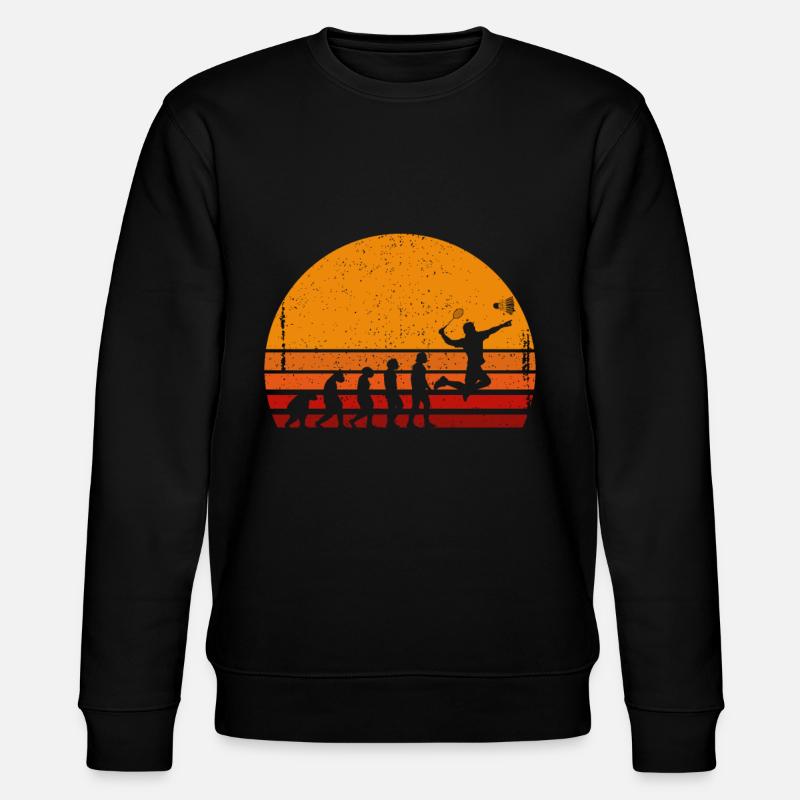 Badminton and Badminton Evolution - Stanley/Stella CHANGER Unisex Organic Sweatshirt - black