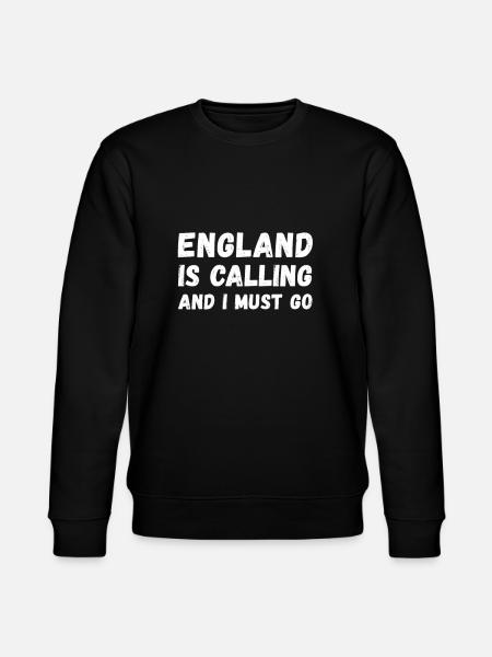 England - Stanley/Stella CHANGER Unisex Organic Sweatshirt - black