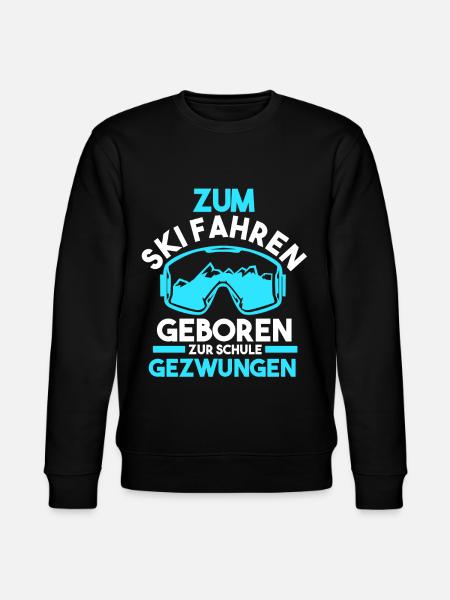 Skifahren Skifahrer Ski - Stanley/Stella Unisex Bio-Sweatshirt CHANGER - Schwarz