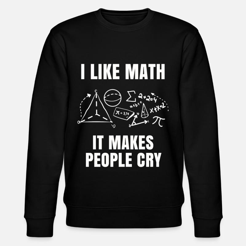 Mathématiques - Sweat bio CHANGER Stanley/Stella Unisexe - noir