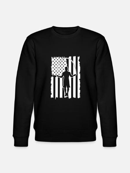 Seilspringen Seilhüpfen Springseil Geschenk - Stanley/Stella Unisex Bio-Sweatshirt CHANGER - Schwarz
