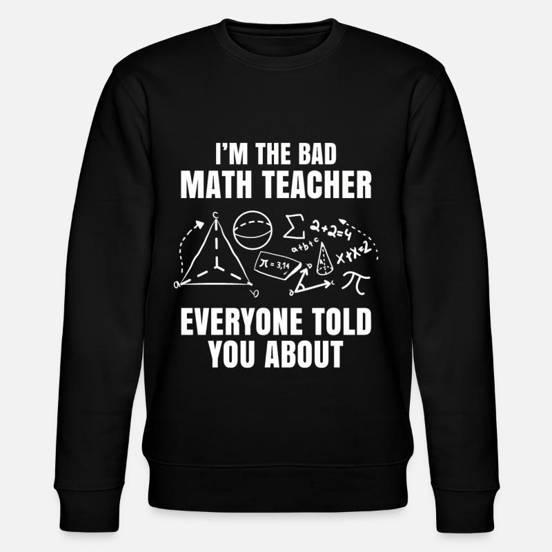 Math - Stanley/Stella CHANGER Unisex Organic Sweatshirt - black