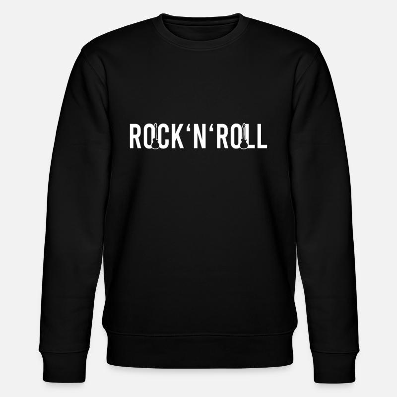Rock n Roll - Stanley/Stella CHANGER Unisex Organic Sweatshirt - black
