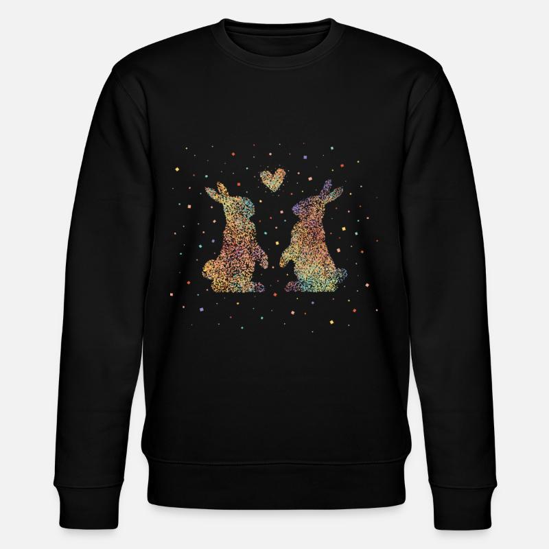Lapin Lapin Éleveur Lapins - Sweat bio CHANGER Stanley/Stella Unisexe - noir