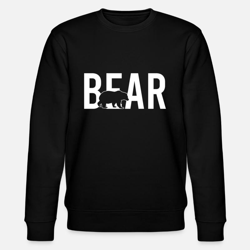 Ours ours - Sweat bio CHANGER Stanley/Stella Unisexe - noir