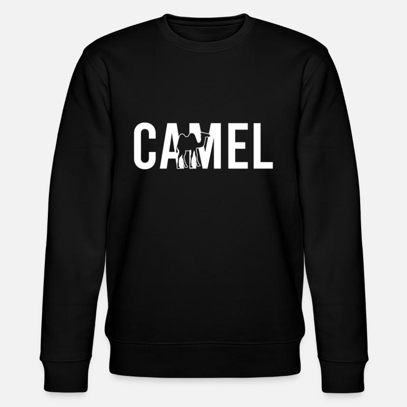 Kamel camel - Stanley/Stella Unisex Bio-Sweatshirt CHANGER  - Schwarz