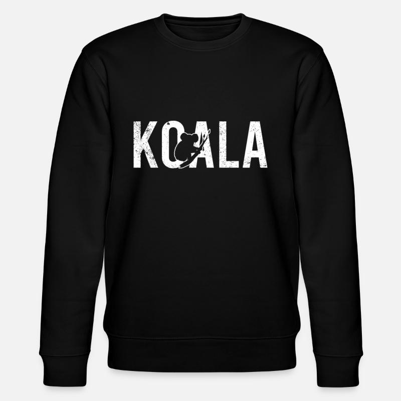 Koala - Stanley/Stella CHANGER Unisex Organic Sweatshirt - black