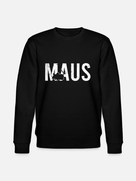 Maus - Stanley/Stella Unisex Bio-Sweatshirt CHANGER - Schwarz