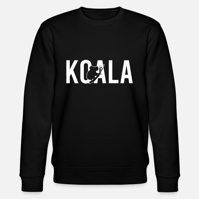 Koala - Stanley/Stella CHANGER Unisex Organic Sweatshirt - black