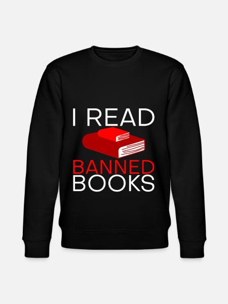 I Read Banned Books 21 - Stanley/Stella CHANGER Unisex Organic Sweatshirt - black