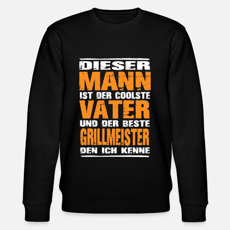 Grillen - Stanley/Stella Unisex Bio-Sweatshirt CHANGER  - Schwarz