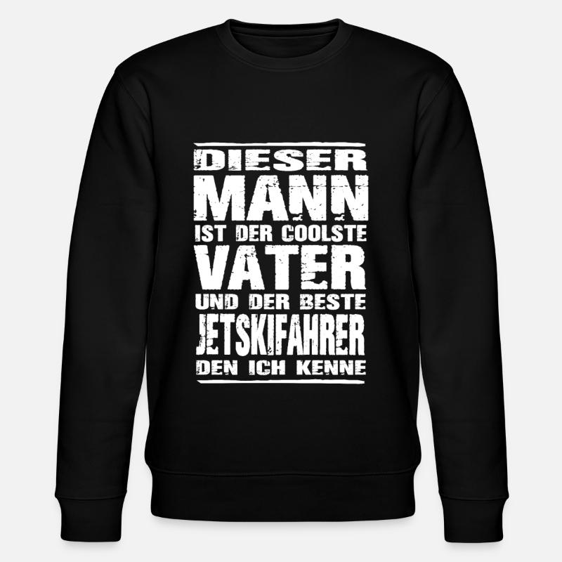 Jetski - Stanley/Stella Unisex Bio-Sweatshirt CHANGER  - Schwarz