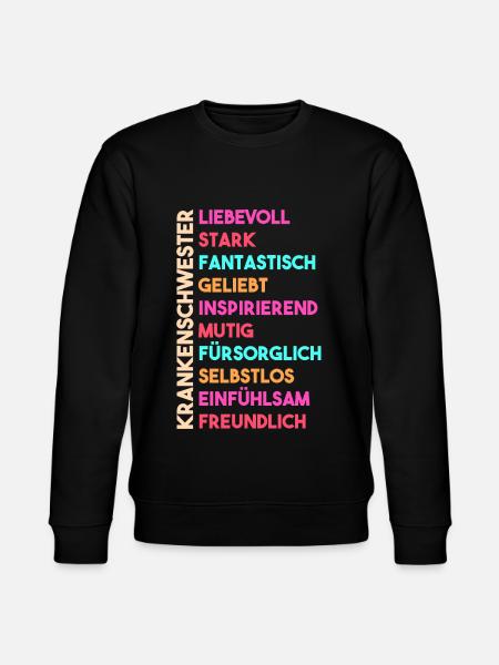 Krankenschwester - Stanley/Stella Unisex Bio-Sweatshirt CHANGER - Schwarz