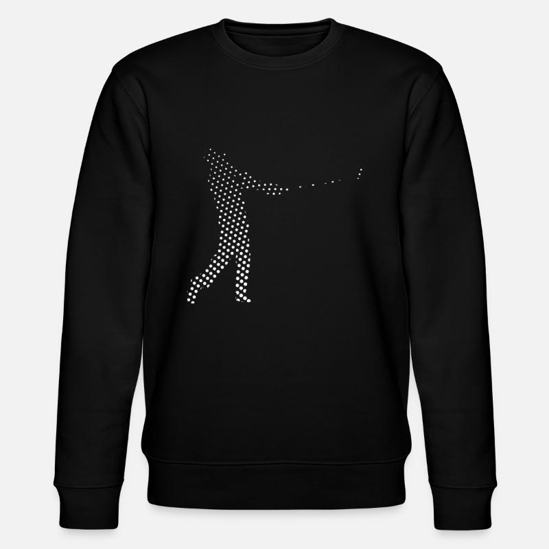 Golf Golfer - Stanley/Stella CHANGER Unisex Organic Sweatshirt - black