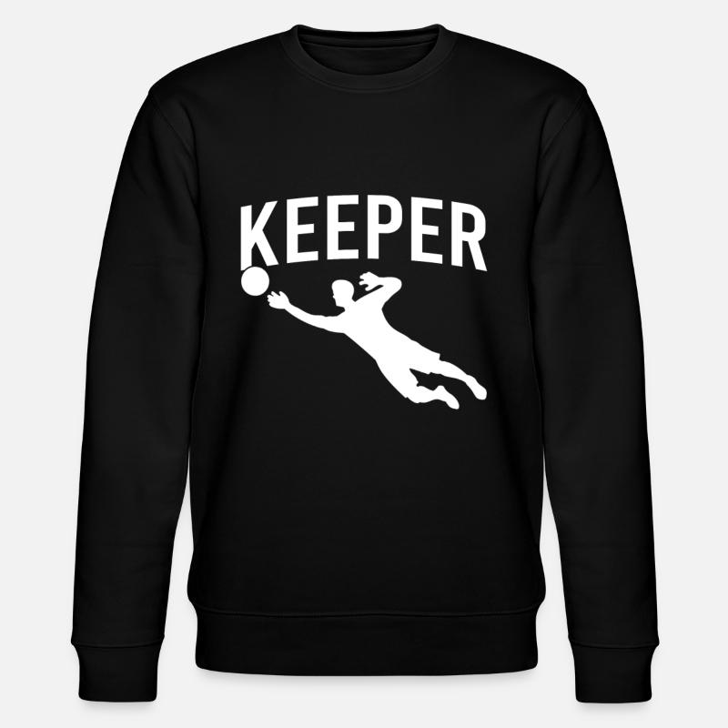 Torwart Keeper - Stanley/Stella Unisex Bio-Sweatshirt CHANGER  - Schwarz