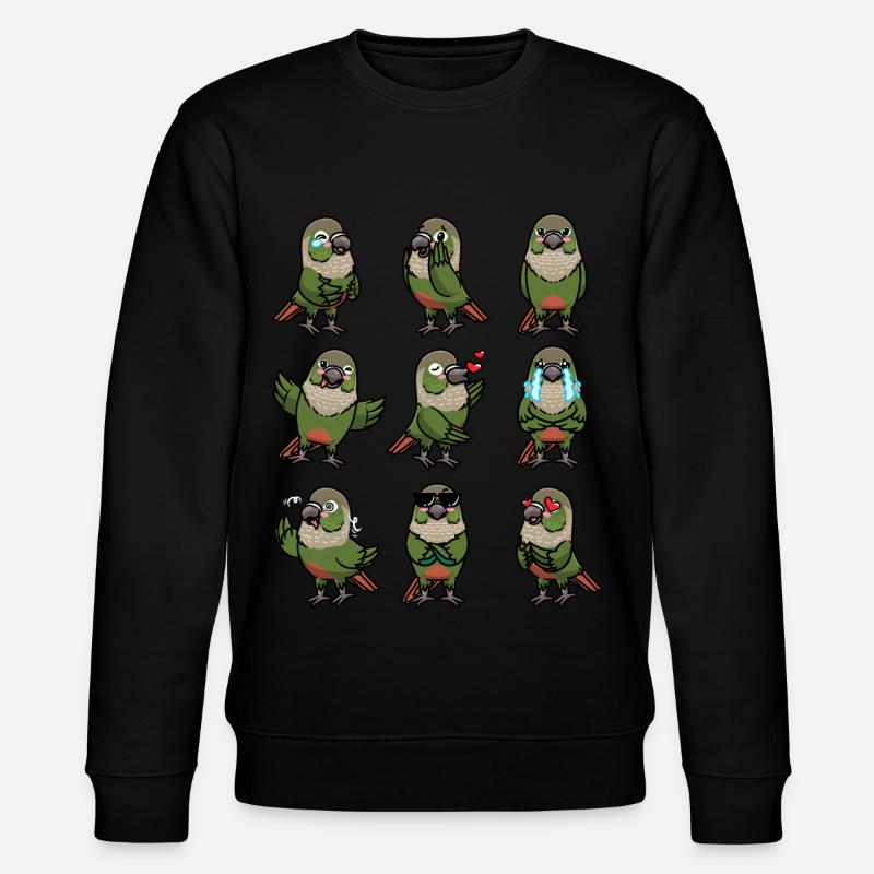 Molinasittich Perruche Perroquet Oiseau - Sweat bio CHANGER Stanley/Stella Unisexe - noir