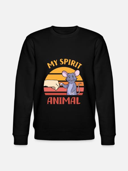 Rat - Stanley/Stella CHANGER Unisex Organic Sweatshirt - black