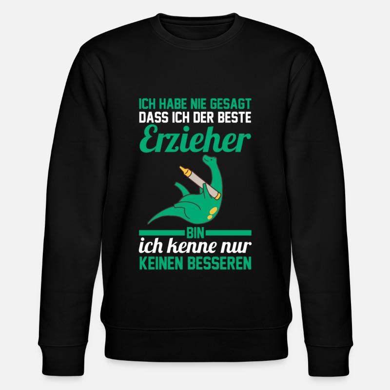 Kindergärtner Erzieher - Stanley/Stella Unisex Bio-Sweatshirt CHANGER  - Schwarz