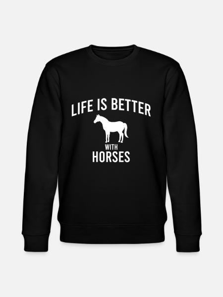 Cheval Cheval Dicton - Sweat bio CHANGER Stanley/Stella Unisexe - noir