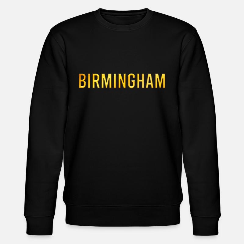 Birmingham - Stanley/Stella Unisex Bio-Sweatshirt CHANGER  - Schwarz