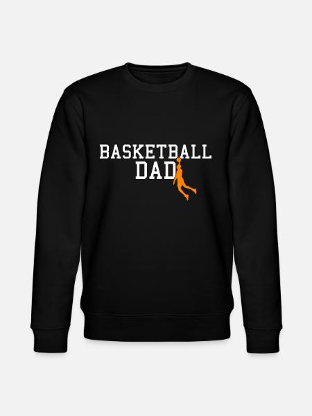 basketball dad - Stanley/Stella CHANGER Unisex Organic Sweatshirt - black