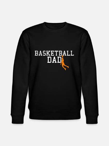 basketball dad - Stanley/Stella CHANGER Unisex Organic Sweatshirt - black