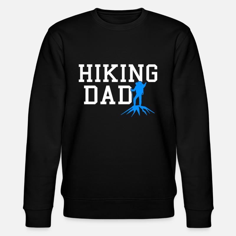 hiking dad - Stanley/Stella CHANGER Unisex Organic Sweatshirt - black