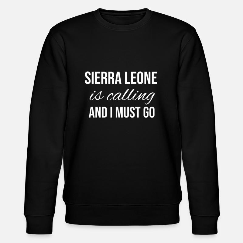 Sierra Leone - Sweat bio CHANGER Stanley/Stella Unisexe - noir
