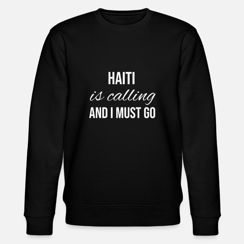 Haïti - Sweat bio CHANGER Stanley/Stella Unisexe - noir