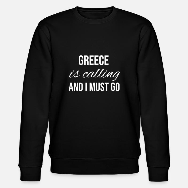 Greece - Stanley/Stella CHANGER Unisex Organic Sweatshirt - black