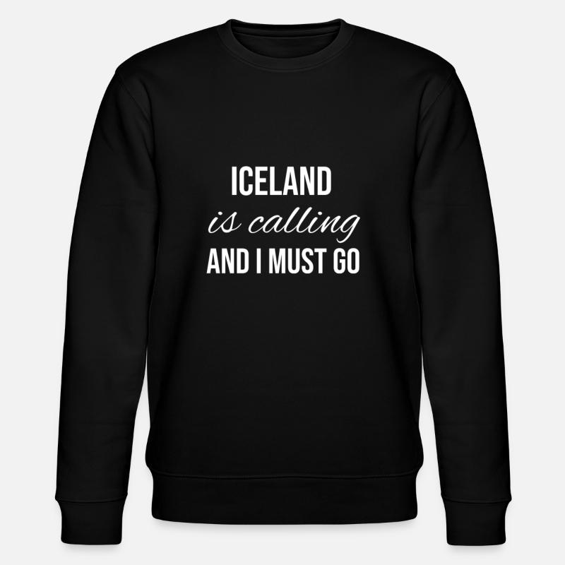 Islande - Sweat bio CHANGER Stanley/Stella Unisexe - noir