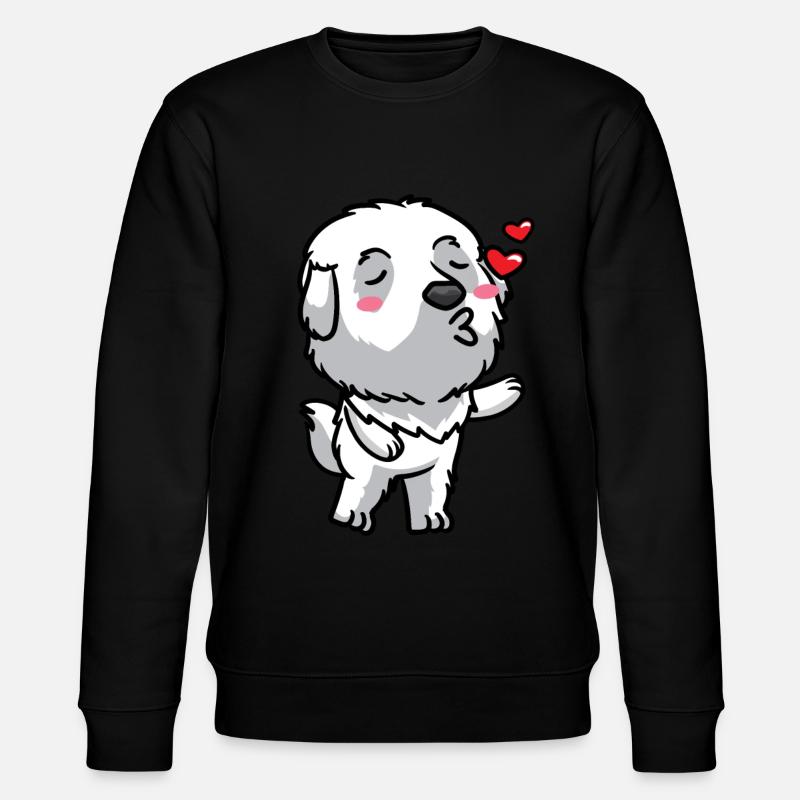 Baisers de bouviers pyrénéens - Sweat bio CHANGER Stanley/Stella Unisexe - noir