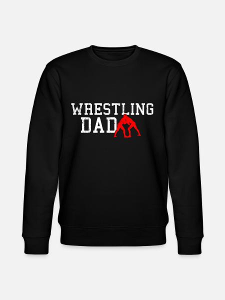 wrestling dad - Stanley/Stella CHANGER Unisex Organic Sweatshirt - black