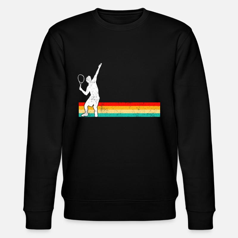 Tennis Rétro - Sweat bio CHANGER Stanley/Stella Unisexe - noir