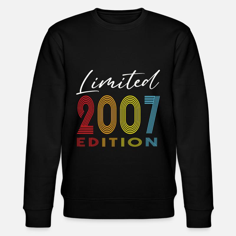Limited Edition 2007 - Stanley/Stella CHANGER Unisex Organic Sweatshirt - black