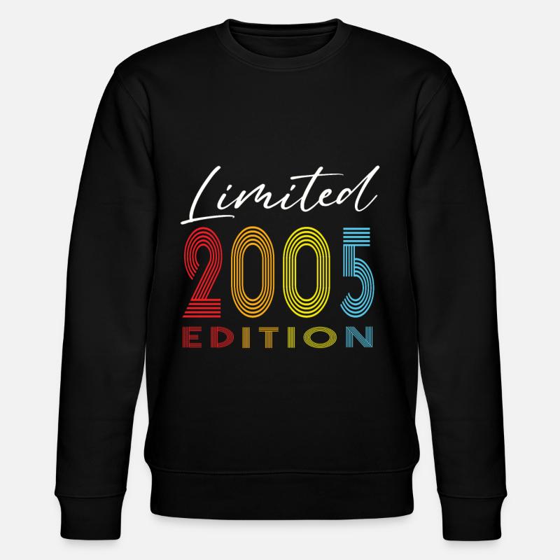 Édition limitée 2005 - Sweat bio CHANGER Stanley/Stella Unisexe - noir