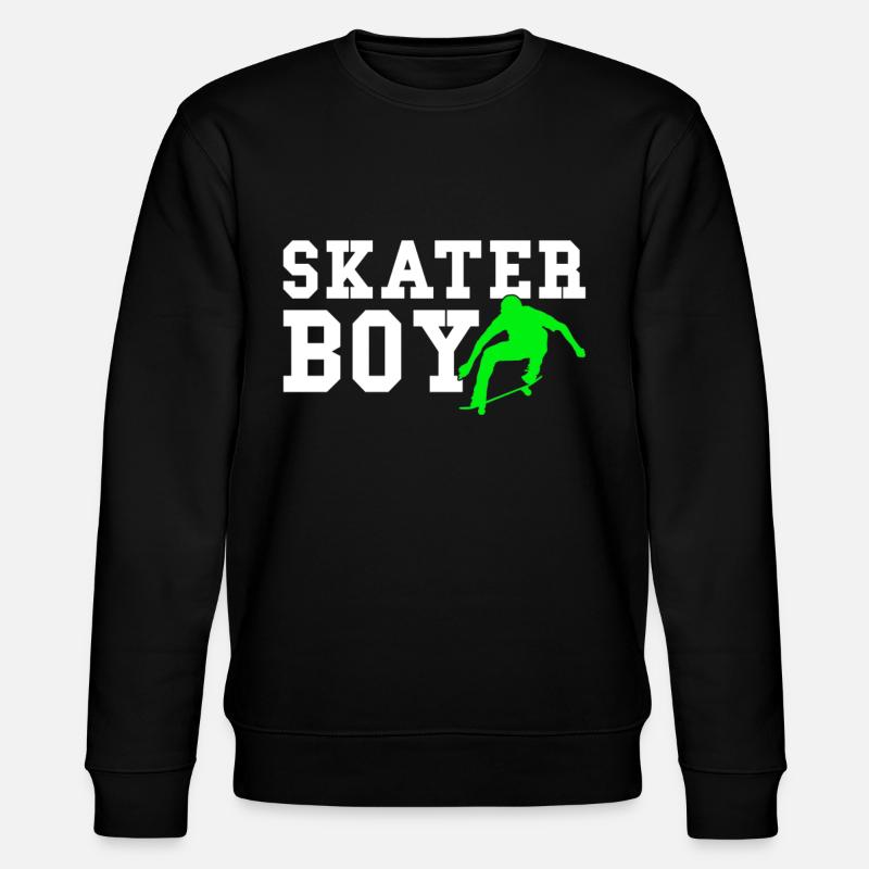 skater boy - Stanley/Stella Unisex Bio-Sweatshirt CHANGER  - Schwarz
