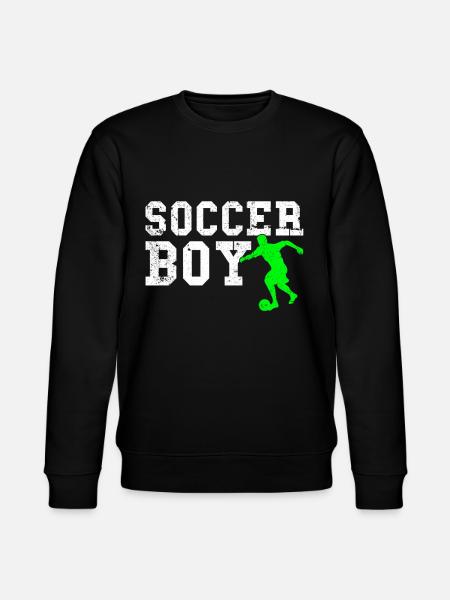 soccer boy - Stanley/Stella CHANGER Unisex Organic Sweatshirt - black