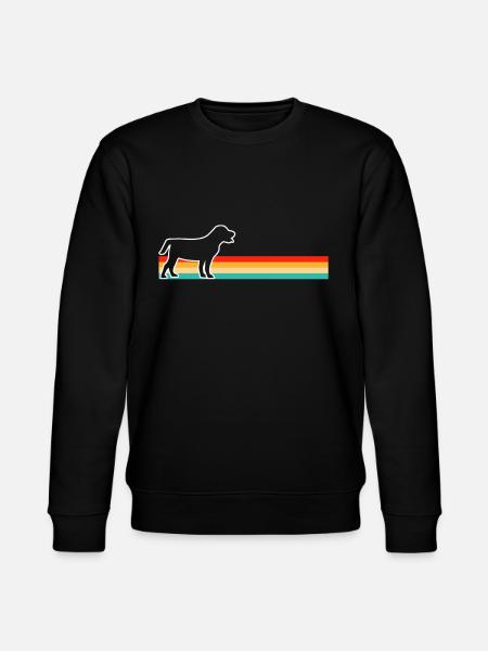 Dog Retro - Stanley/Stella CHANGER Unisex Organic Sweatshirt - black